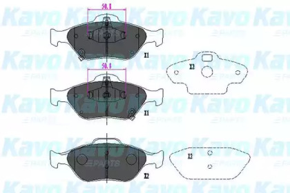 Комплект тормозных колодок
